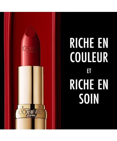 L'Or al Paris Color Riche Satin Smooth Lipstick Moisturising Pure Pigment Lip Colour With Omega 3 & Vitamin E 303 Rose Tendre 303 Rose Tendre 1 count (Pack of 1) - Buy Online on GoSupps.com