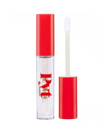 PYT Beauty Clear Lip Gloss, Hydrating, Natural Lip Plumper, Hypoallergenic, Vegan Makeup, 1 Count