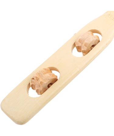 Bamboo Massager Back Scratcher | Telescopic Wooden Back Massager for Men | Ultimate Comfort & Relief - Buy Online on GoSupps.com