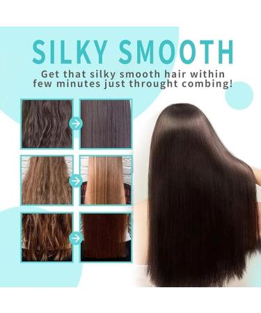 1/2/3/5Pcs Hair Straightener Cream Keratin Hair Treatment Straightener Protein Correcting Hair Straightening Cream Silk and Gloss Nourishing Smoothing for All Hair Types 60ml/2.03fl.oz (2pcs) - Buy Online on GoSupps.com