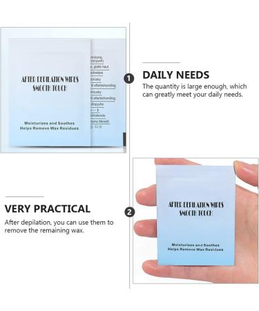 Lurrose 20PCS Cleaning Wipes - Wax Removal Prep Pads for Salon and Home Use - Buy Online on GoSupps.com