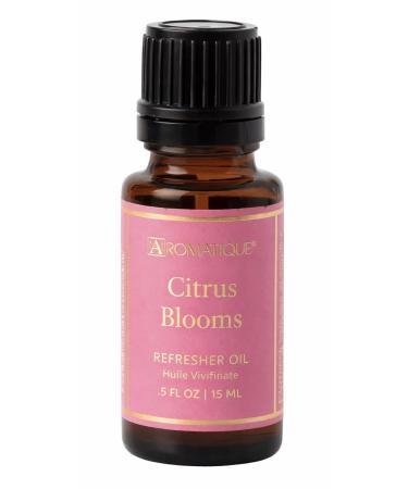 Refresher Oil Refills - Essential Oil Fragranced Scents for Home Diffusers Aromatherapy Oils for Ultimate Relaxation - .5 oz (1 Citrus Blooms) Citrus Blooms 0.5 Fl Oz (Pack of 1)