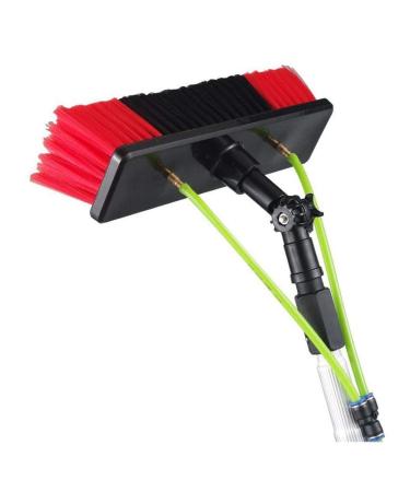 Outdoor Window Cleaning Brush Window Cleaning Kit with Extension Pole Water Fed Pole Brush System Teleswindow Cleaning Tools Extendable Pole with Brush 5 M/6 M/10 M