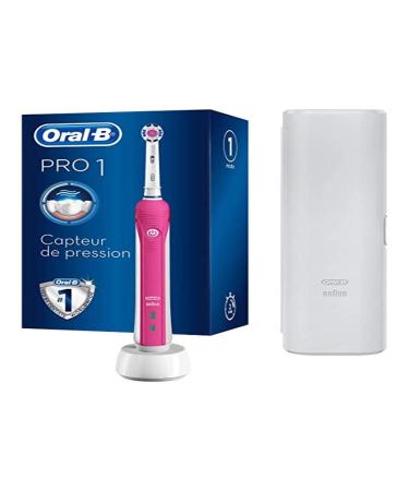 Oral-B PRO 750 3DWhite Adult Rotating-oscillating toothbrush Pink White