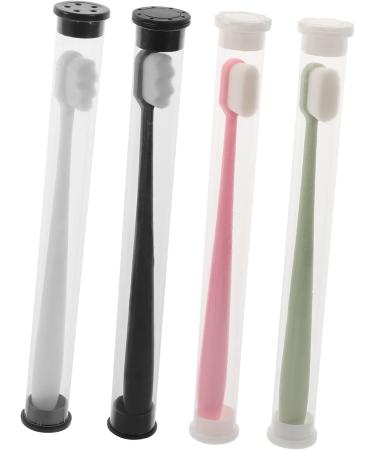 Angoily 8 Pcs Soft Toothbrush Set - Travel-Friendly Small & Gentle Soft Fur Bristles for Sensitive Teeth - Buy Online on GoSupps.com