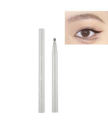 Waterproof Black Eye Liner,Double Tip Lower Eyelash Pencil,Eyeliner Pencil For Lower Eyelashes,Long Lasting Waterproof Liquid Eyeliner With Ultra-Fine Tip 3D Natural Lower Eyelashes (Brown)