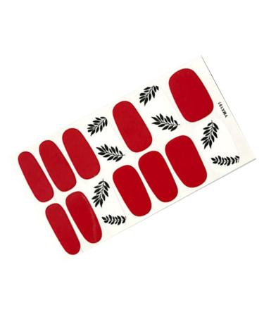 dijiusidy Nail Art Stickers Self-Adhesive Fingernail Decal with Strap Glue DIY Art Decor Full Cover Manicure Kits for Women Girls YMX191