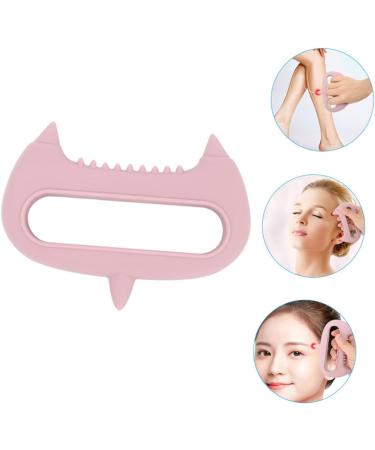 Tovinanna 5-in-1 Acupuncture Massage Device | Handheld Scalp & Head Care Tool | Pink Gel Hairbrush & Neck Peeling Brushes for Ultimate Relaxation - Buy Online on GoSupps.com