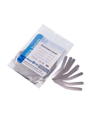 Easyinsmile Dental Tofflemire Matrices Bands Stainless Steel Orthodontic Supplies 0.04 mm 144Pcs (1)