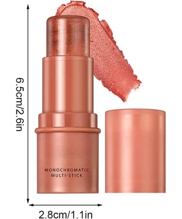 Cream Blush Stick - Long Lasting Cheek Blush Makeup - Highly Pigmented Stick Blush for Natural Glow on Cheeks Face and Brows Veeteah - Buy Online on GoSupps.com