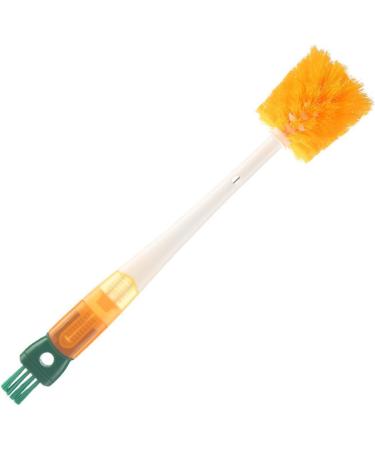 Versatile 5-in-1 Cup Brush and Baby Bottle Cleaner - Long Reach Handle with Carrot-Shaped Bristles for Thorough Cleaning and Easy Grip (Color : Light Green) - Buy Online on GoSupps.com