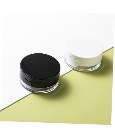 FOMIYES 3 pcs Cosmetic Empty G Mirror Black Loose with Case Portable Dispensing Powder Container - Buy Online on GoSupps.com