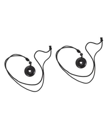 Beaupretty 2st necklace with safety buckle geman necklace necklace gemstone amulet necklace necklace harmony a necklace crystal trailer tender crystal chain classic accessories china