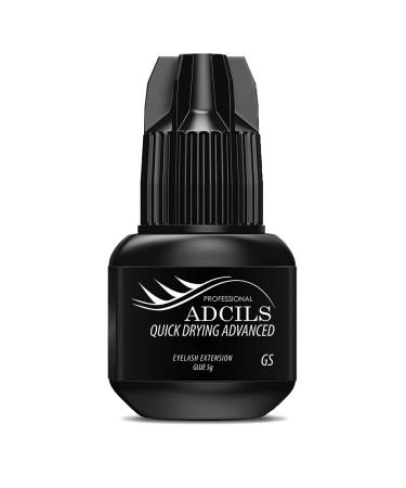 ADCILS EYELASH EXTENSION GLUE_GS 5g / 0.5 1 Sec Drying time/Retention 7 weeks/Maximum Bonding/MADE IN KOREA Black Adhesive/Fast Settings/Designed for experienced eyelash technicians GS_5g