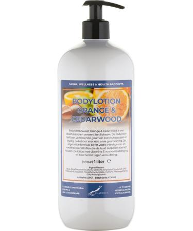 Claudius Orange & Cedar Body Lotion - 1 liter with pump