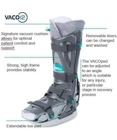 VACOped Achilles Injury/Fracture Orthosis Boot - Large (M) 11.5-15 (W) 12-16 - Buy Online on GoSupps.com