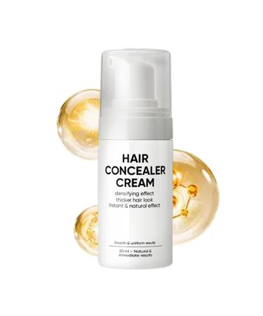 Nuhjytgf Concealer Cream for Hair Waterproof Coverage 30ml Black Scalp Coverage Solution Bald Spot Corrector Sweat Resistant and Natural Look For Use