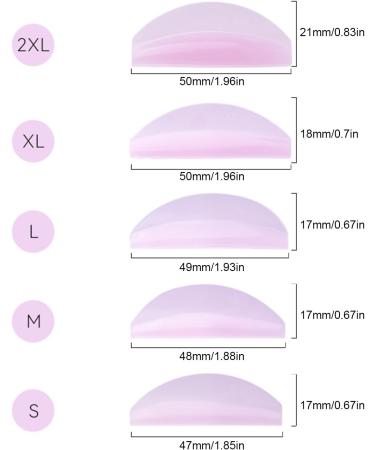 lanliflying Silicone Eyelash Pads | 5 Pairs Skin-Friendly Eye Lash Lift Tools Reusable Silicone Lash Lift Supplies Under Eye Lash Lift Pad for Beautiful Eyebrows - Buy Online on GoSupps.com