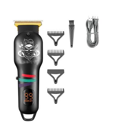 Hair Clippers for Men Men's Hair Trimmers Beard Trimmers Professional Hair Clippers Electric Razors Hair Clippers Hairdressers Salon Hairdressers (Color : Black)