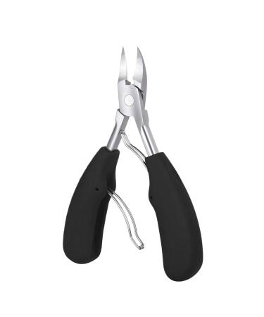 Precision Toenail Clippers with Protective Cover Professional Heavy Duty Stainless Steel Cuticle Scissors Nail Nippers Cut Thick or Ingrown Toenails with Ease