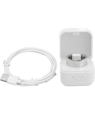 Smart Ring Health Tracker - Fitness Tracker for Men & Women | Heart Rate Sleep Monitoring Body Temperature Steps - Silver No 19 - Buy Online on GoSupps.com