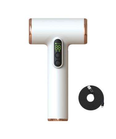 PLCPDM Cordless Hair Dryer Rechargeable Battery Hair Dryers Low Heat Hair Care Blow Dryer Portable Hair Dryer for Camping