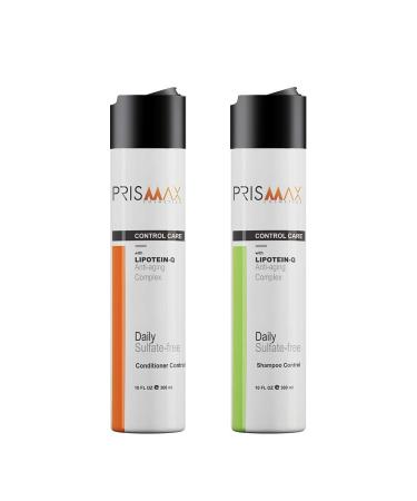 Prismax Control Keratin Sulfate-Free Shampoo and Conditioner - 10oz