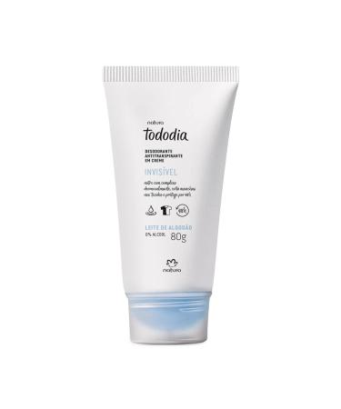Natura Tododia Leite de Algodao Desodorante em Creme Invisivel 80 g Cotton Milk Deodorant