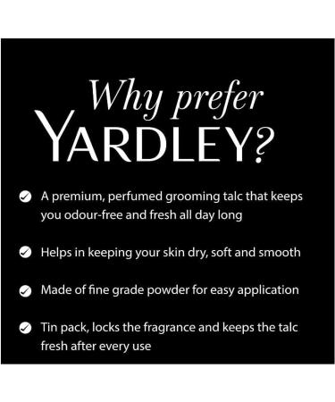 2 x 100gm Yardley London Gold Deodorizing Talcum Powder for Men - Buy Online on GoSupps.com