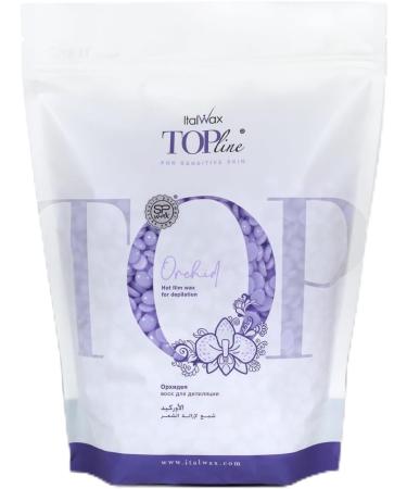Italwax Top Line Orchid Cire Pelable en Perles 750g Sans Colophane Id ale Peaux Sensibles pilation sans Bandes Efficace Maillot et Aisselles Parfum D licat d'Orchid e
