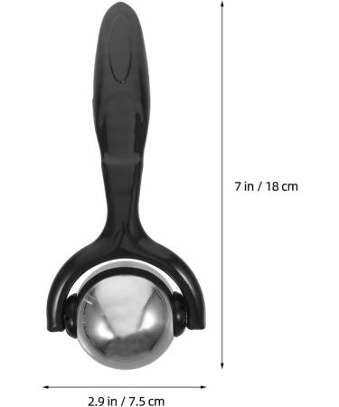 Patkaw Stainless Steel Facial Scooter & Ice Cream Cooling Ball Roller - Face & Eye Massager for Swelling Relief - Buy Online on GoSupps.com