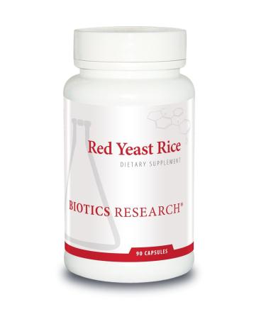 BIOTICS RESEARCH Red Yeast Rice - Citrin RYR 2400mg mycotoxin Free Cardiovascular Support Healthy Aging Blood lipids & Body Composition 90 caps