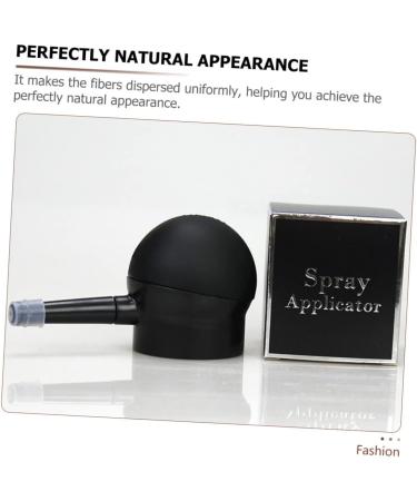 Healeved 2 Pcs Silicone Nozzle Hair Building Fibers Applicator Spray Applicator Pump Nozzle 8.4x5.3cmx2pcs Blackx2pcs - Buy Online on GoSupps.com