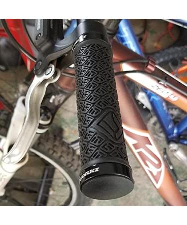 Corki Double Lock-On Mountain Bike Grips - Black | High-Quality Handlebar Grips for MTB Downhill - Buy Online on GoSupps.com