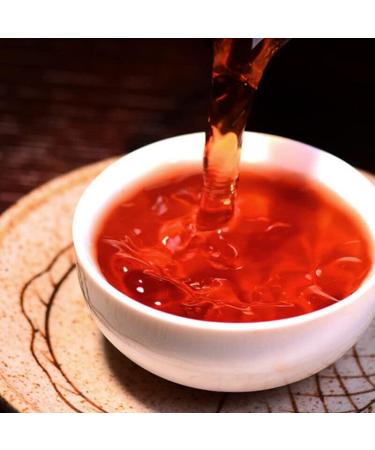 HELLOYOUNG 357g G teau de th Pu-erh m r l'ar me biologique chinois vieilli Sans additifs aliments verts ferment uniform ment - Buy Online on GoSupps.com