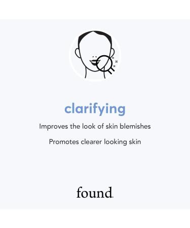FOUND Skincare Kaolin Clay Face Mask 6 oz | Clarifying & Purifying | Absorbs Excess Sebum | 96% Natural - International Shipping Available - Buy Online on GoSupps.com
