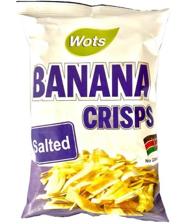 Wots Bhartiben Long Banana Crisps 150g | Pack Of 2 | Salted And Chilli - Buy Online on GoSupps.com