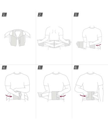 Professional Lumbar Sacral Support Belt | Post-Op Herniated Disc & Scoliosis Relief | Comfort & Additional Support | White Medium - Buy Online on GoSupps.com