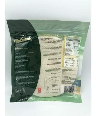 Round Vietnamese Rice paper 22cm 250g Summer Roll Goi Cuon Banh Trang Fresh Spring Roll Resealable Pack x 4 packs - Buy Online on GoSupps.com