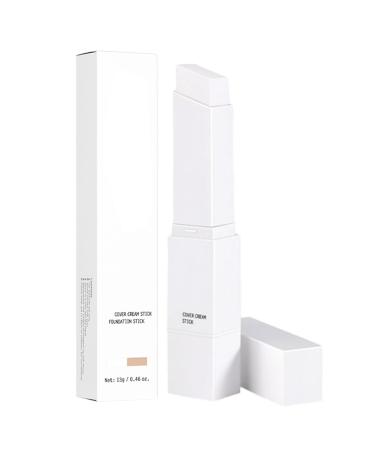 Color Changing Stick Foundation 13g Makeup Corrector - 2-in-1 Double-Ended Adaptable Face Complexion Stick For Events and Travel