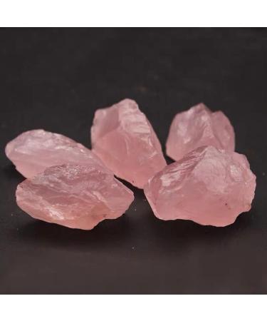 100G Natural Raw Pink Rose Quartz Crystal Rough Stone Specimen Crystal Love Natural Stones and Minerals Fish Tank Stone Crystal Decorations FZUGEDRLI 2-4pcs - Buy Online on GoSupps.com