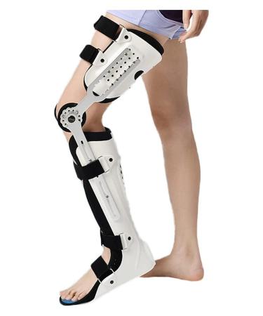 Adjustable Hip Joint Fixation Bracket Breathable Knee Foot Support Braces Adjustable Angle Thigh Knee Immobilizer Protector FOR Left Or Right Leg Knee Brace Splint Stabiliser 23.7.28s Hip Knee Ankle Single Leg(right)