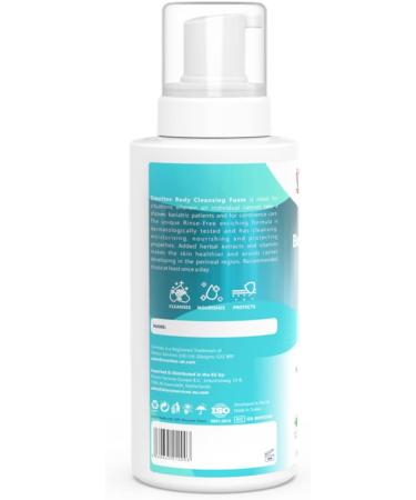 500ml Omnitex Rinse Free Body Cleansing Foam + 50pk Dry Wash Gloves | Herbal Oils & Vitamins | No Water No Rinse Body Wash with Dry Wipes | No Parabens Latex & Alcohol Free | Dermatologically Tested - Buy Online on GoSupps.com