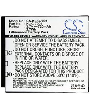 Replacement Battery for BenQ DC E1050t E1220 DCL1050 | DLI-213 720mAh/3.7V - Fast International Shipping - Buy Online on GoSupps.com
