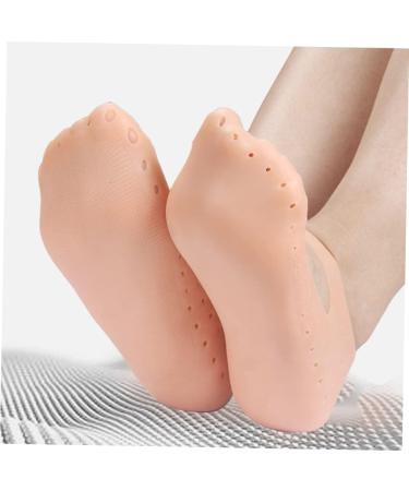 minkissy 2 Pairs High Heel Protectors Moisturizing Socks Silicone Socks Silicone Moisturizing Socks Heel Socks for Cracked Heels Moisturising Gel Socks Foot Socks Insole Heel Cover Elastic - Buy Online on GoSupps.com