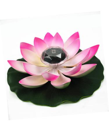 Artificial Outdoor Plants Garden Fountain Water Lily Light Flower Decorations Decoration Lights Outdoor Pool Decoration Light Outdoor Flower Lights Solar Powered LED Night Light (As Shown) - Buy Online on GoSupps.com