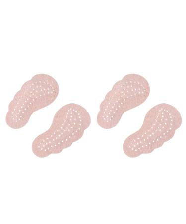 2 Pairs Forefoot Pad Leather Insole Fore-Foot Half Pad Half Foot Insole Half Foot Pad Leather Fore-Foot Pad Fore Foot Cushion Half Fore-Foot Pad Half Insole Leather Shoe Pad Apricot Thick