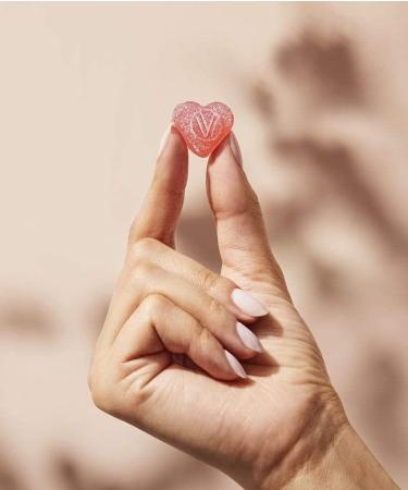 VEGAMOUR GRO Biotin Gummies for Hair - Natural Strawberry Flavor - 30 Count - Buy Online on GoSupps.com