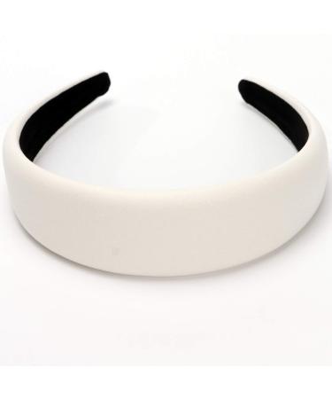LONEEDY 1.7 Inch White Leather Padded Headband for Women - Buy Online on GoSupps.com