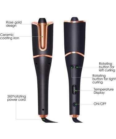 CUDDIKAJI Large U-shaped Grooves 22mm Automatic Perm For Easy Hair Crimping Dry And Wet Dual-purpose Metal Non Damaging Hair - Buy Online on GoSupps.com